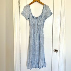 Abercrombie & Fitch Easy Waist Midi Dress Size Small